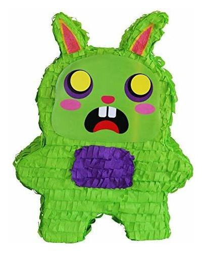 Aztec Imports, Inc. Piñata De Conejito Verde Zombie