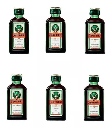 Botella Miniatura Licor Jagermeister