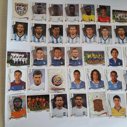 Figuritas Sueltas Mundial 2014 Lote 