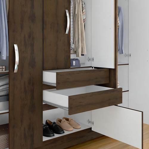 Guarda Roupa Lia 6 Portas Capuccino