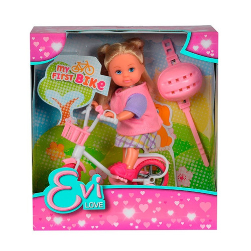 Muñeca Evi Mi Primer Bicicleta 105731715