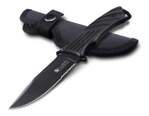 Cuchillo Tactico Trento Hunter Comando Black Zytel Mod131674