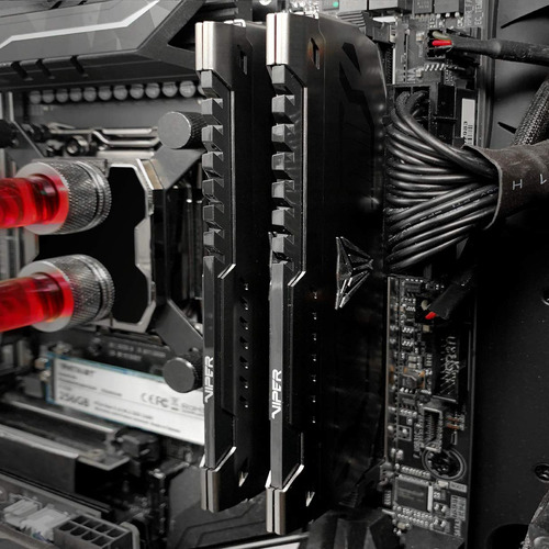 Patriot Viper Steel Ddr4 Ram De 16 Gb (2 X 8 Gb) 4000 Mhz Cl16 Udimm De Memoria Para Juegos De Computadora - Pvs416g400c6k