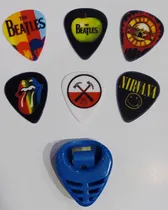 Comprar Pack Portapua + Puas X6 Guitarra Extranjeras 1 Laser Rock