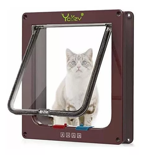 Gateras Ml Ycozy - Puertas Para Gatos Con Cierre De 4 Vías