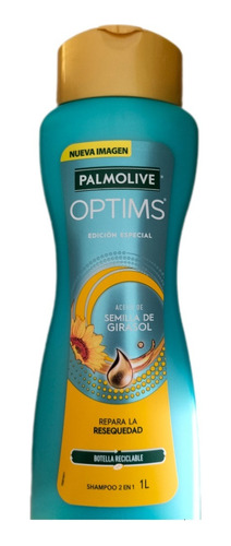 Shampoo Palmolive Optims Con Acondicionador De 1 Litro