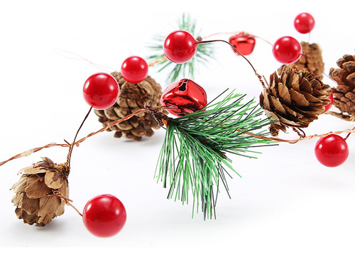 Cadena De Luces Led Navideñas Para Decoración En Forma De Co