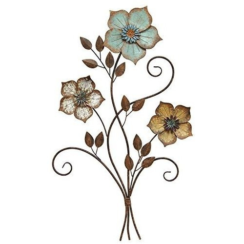 Stratton Home Decor S02369 Decoración De Pared De Flor...