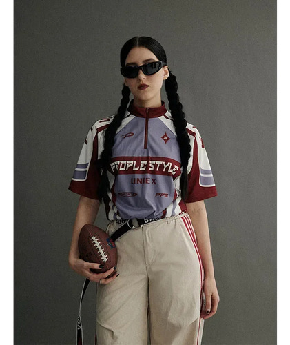 Jersey Tipo Camiseta De Fibra De Poliéster Holgado