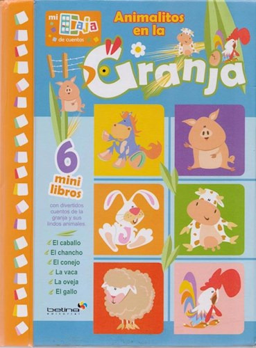 Libro Animalitos En La Granja  6 Mini Libros De Betina