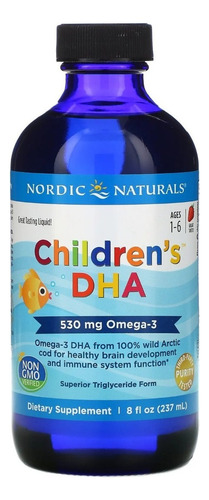Dha Nordic Naturals 237ml Children Ômega 3 Infantil Laranja