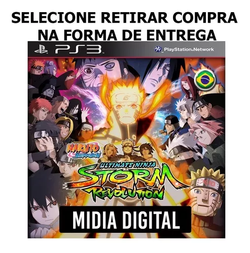 Naruto Shippuden Ultimate Ninja Storm Revolution - Ps3 - BANDAI - Jogos de  Luta - Magazine Luiza