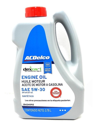 Kit Cambio Aceite Acdelco, Chevrolet Onix 2023-2025