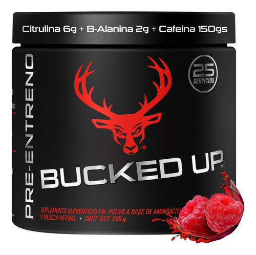 Bucked Up Pre Entreno | Beta Alanina + Citrulina | Blood Raz