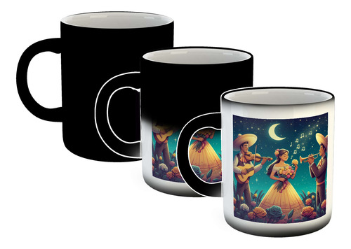 Taza Magica Mexicanos Cantando Una Serenata C4