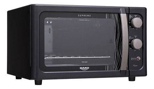 Forno de bancada elétrico Dako Supreme Forno de Bancada 44L preto 127V