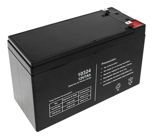 Bateria 12v 7ah Recargable Lampara Ups Cerco Alarma