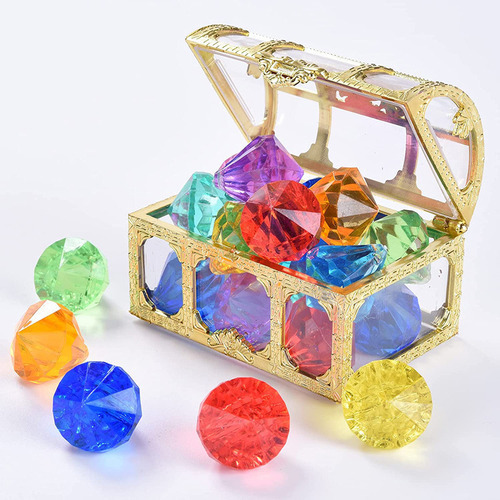 Juegos De Diamantes De Plástico Coloridos, Gemas Falsas