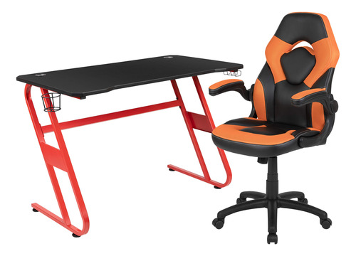 Juego De Escritorio Y Sillas Reclinables Flash Furniture En