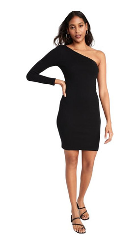 Vestido Mujer Old Navy De Un Hombro Para Negro