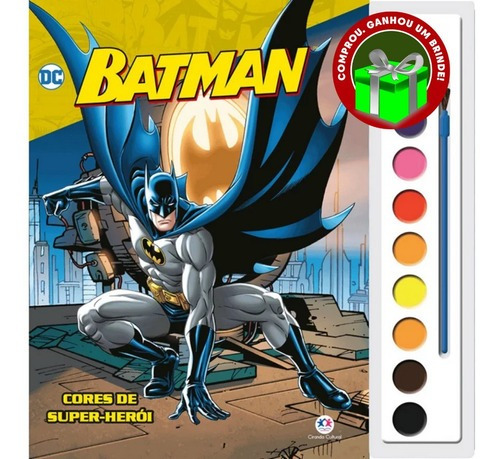 Livro Brincando Com Aquarela | Batman - Cores De Super-herói