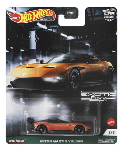 Hot Wheels Aston Martin Vulcan Ruedas De Goma Solo Envios