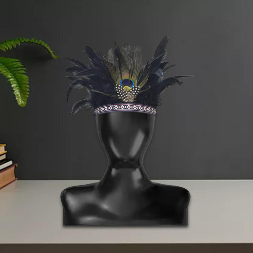 Aplicable A Tocado De Plumas, Banda Para El Pelo,