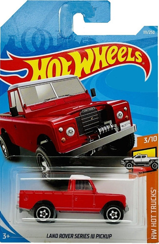 Hot Wheels Land Rover Series Ill Pickup #111 Un Clasico!