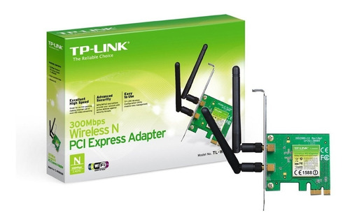 Placa De Red Adaptador Wifi Pci E Tp Link Tl-wn881nd 300mpbs