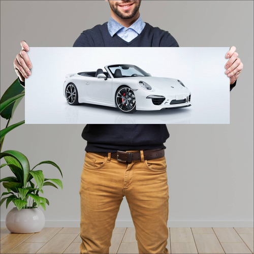 Cuadro 30x80cm Auto 2012 Porsche 911 Carrera S C 744