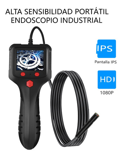Cámara Endoscópica Industrial Portátil De 2,4 Pulgadas, Ips