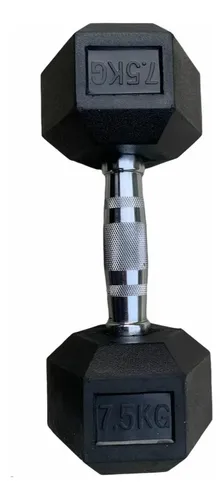 Mancuerna Hexagonal Wonder Gsp-3056 Caucho 7.5kg Fitness