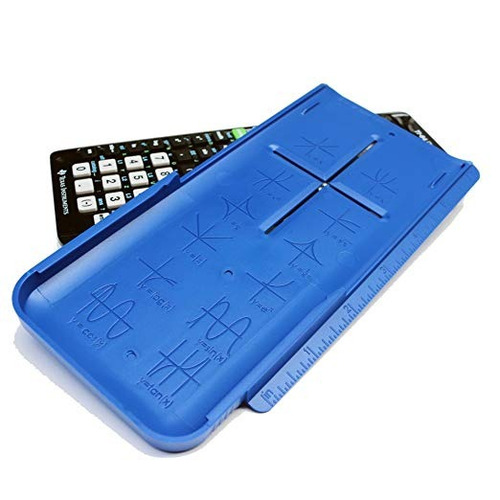Cubierta Deslizante Ez Gráfica Azul Duro Para Ti 84 Plus Ce