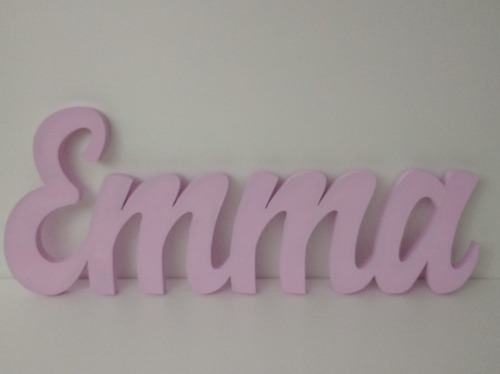 Imagen 6 de 10 de Carteles Nombres Palabras De 40 Cm X 78 Cm Polyfan Corpóreo