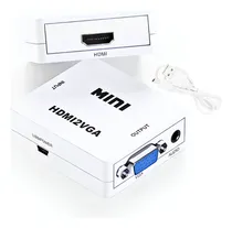 Comprar Mini Conversor Heruz Hdtv Adaptador Hdmi Para Vga Hdmi2vga Hdmi X Vga