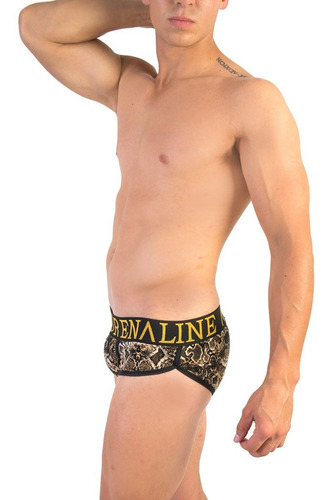 Trusa Hombre Adrenaline Exótico Corte Retro Vivora