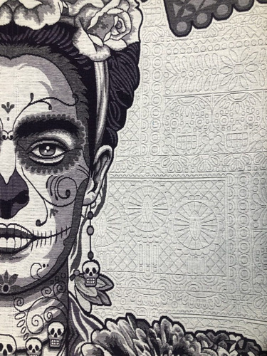 Colcha Frida Kahlo Catrina