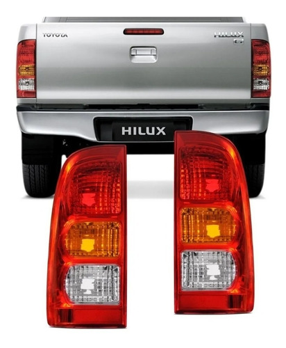 Imagen 1 de 8 de Juego Faro Trasero Toyota Hilux 2005 2006 2007 2010 2011