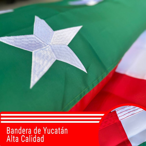 Bandera De Yucatán Bordada Alta Calidad 150 X 90