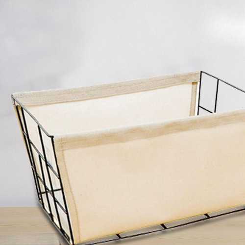 Cesta De Almacenamiento Cesta De Alambre De 23cmx17.5cmx14cm