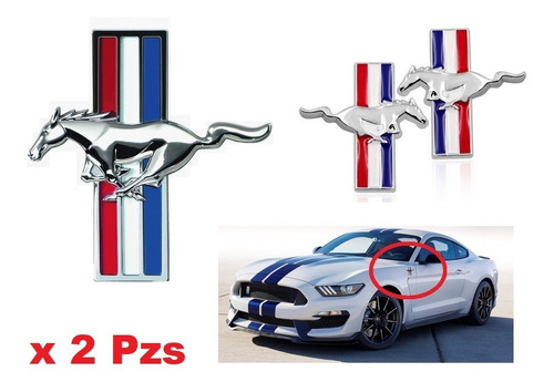 Emblemas Ford Mustang Jeep Calavera Metal