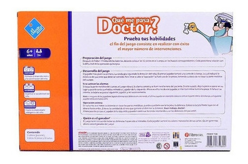 Imagen 3 de 6 de Juego De Mesa ¿que Me Pasa Doctor? Duende Azul Operando Full