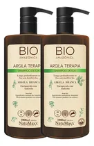 Comprar Kit 2 Shampoos Argila Branca Detox Bio Amazônica Natumaxx 1l