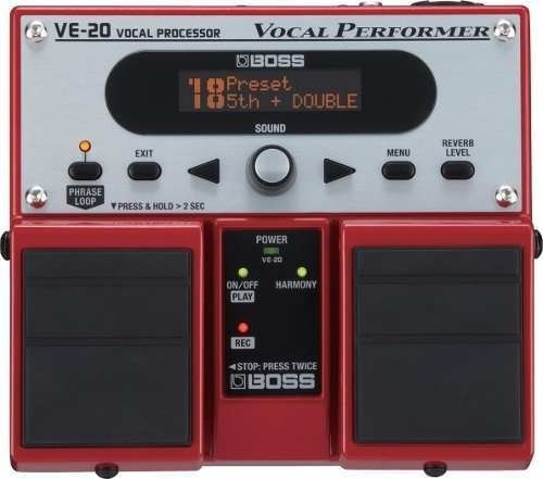 Pedalera Boss Ve-20 Vocal Performer Efectos Para Voz