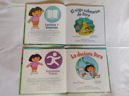 Lote Cuento Dora La Exploradora Viaje Submarino Y Doctora,2u (Usado)