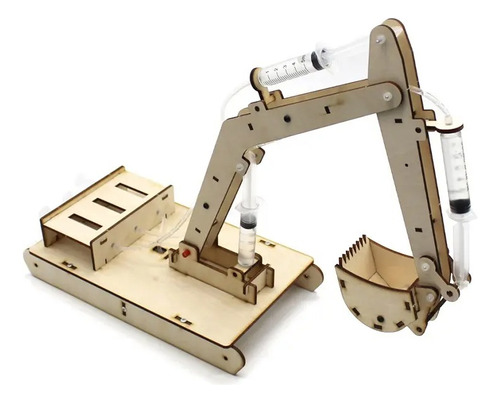 Maquina Excavadora Hidraulica Robotica Educativ Ciencia Stem Excavadora Hidraulica Para Armar