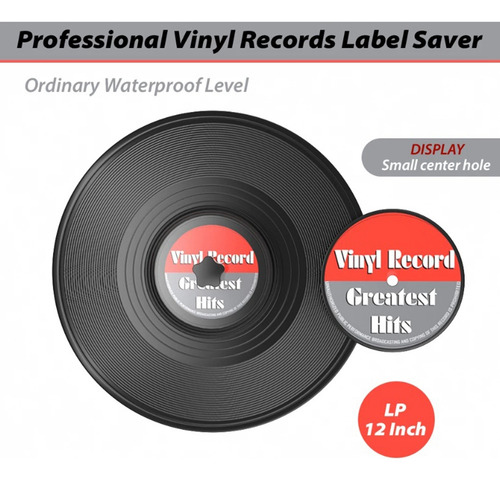 Capa Protetora De Limpeza De Etiqueta De Vinil Ep Lp De 12 P