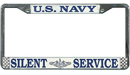 Marco De Placa De Licencia, Us Navy Submarine Silent Service