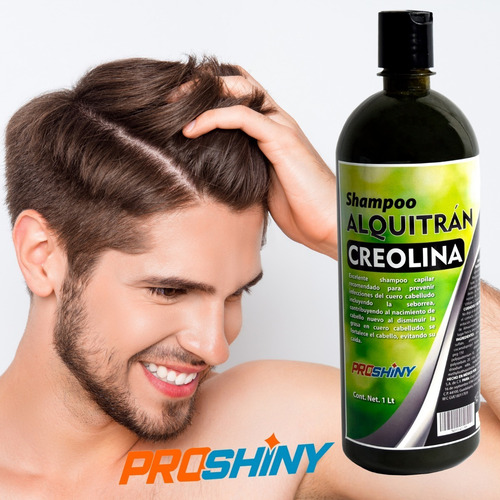 Imagen 7 de 8 de Shampoo Tratamiento Cabello Caspa Alquitran Creolina 1lt /p