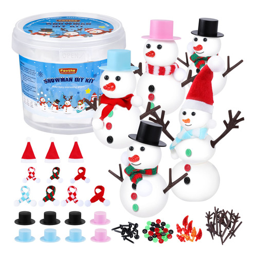 Plastilina   8 Piezas De  De Muñeco De Nieve De Nav Fr81pm